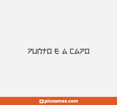 Punto e a Capo